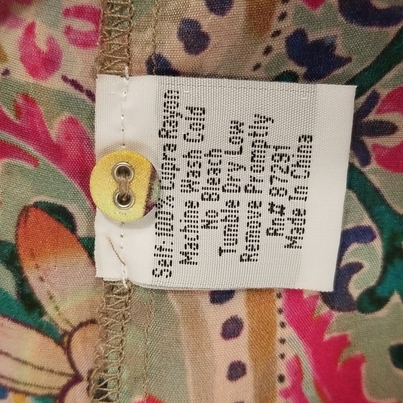 💕JOHNNY WAS💕 Deja Button-Front Blouse Large - Picture 11 of 11